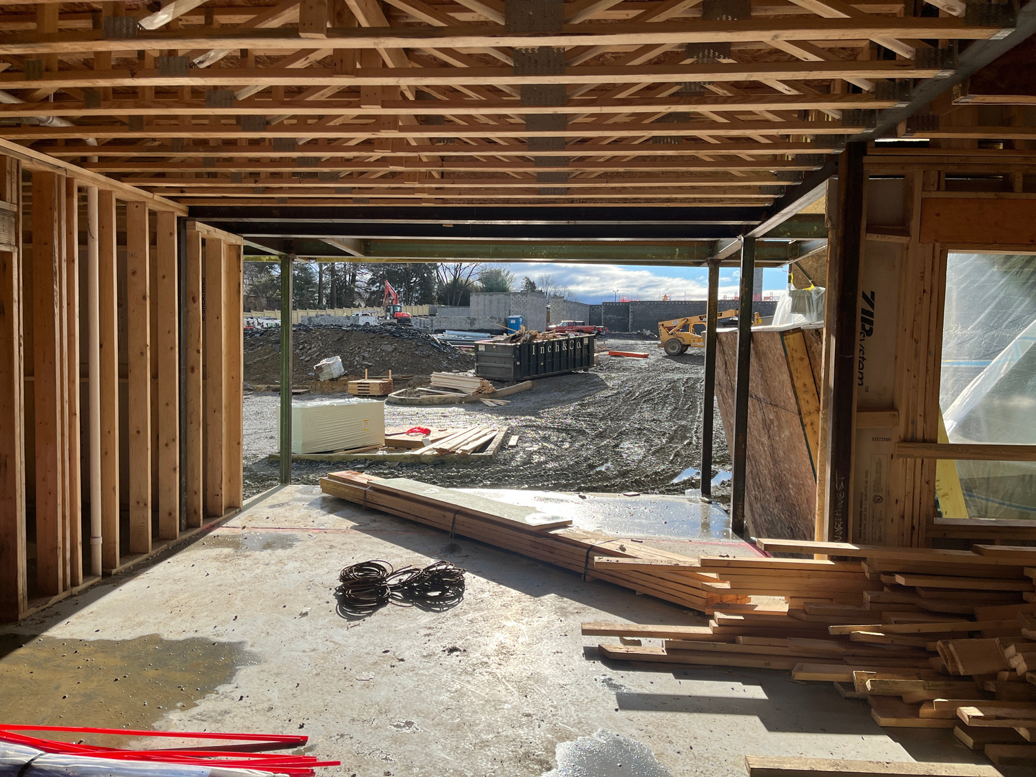 Construction at The Flats at Hampden Apartments in Camp Hill, PA