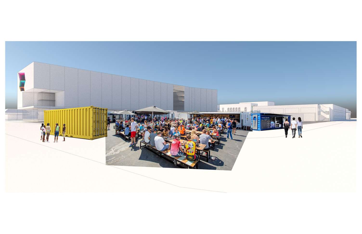 Outdoor leisure and athletic area at the 12th and Macdonald project in Richmond, CA