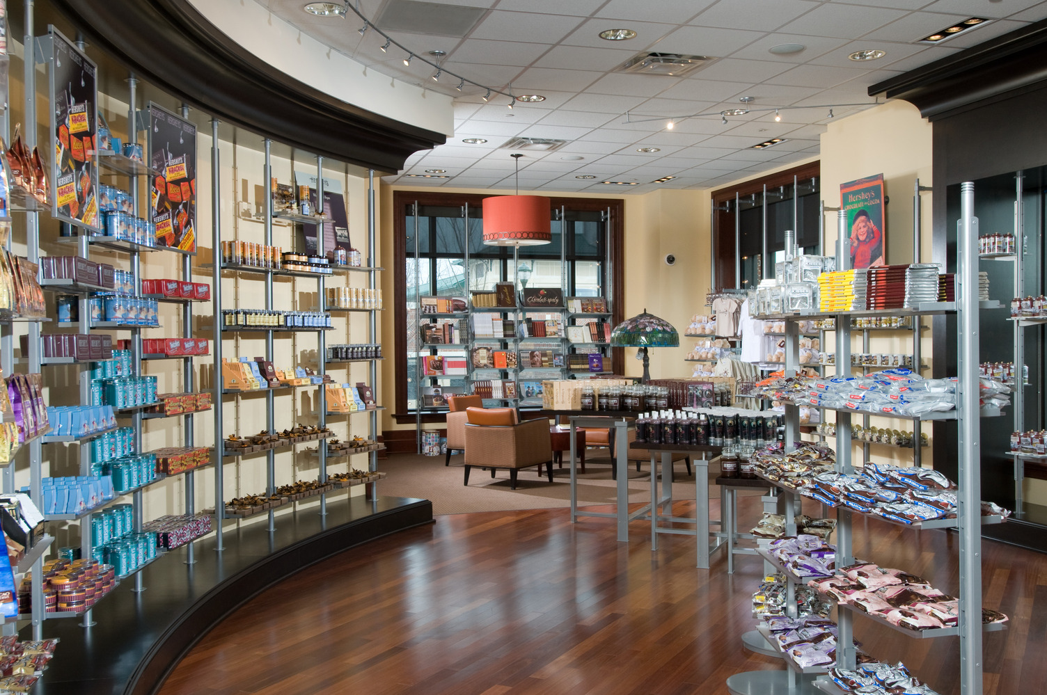 Retail store at the Hershey Story sells Hershey Chocolate merchandise