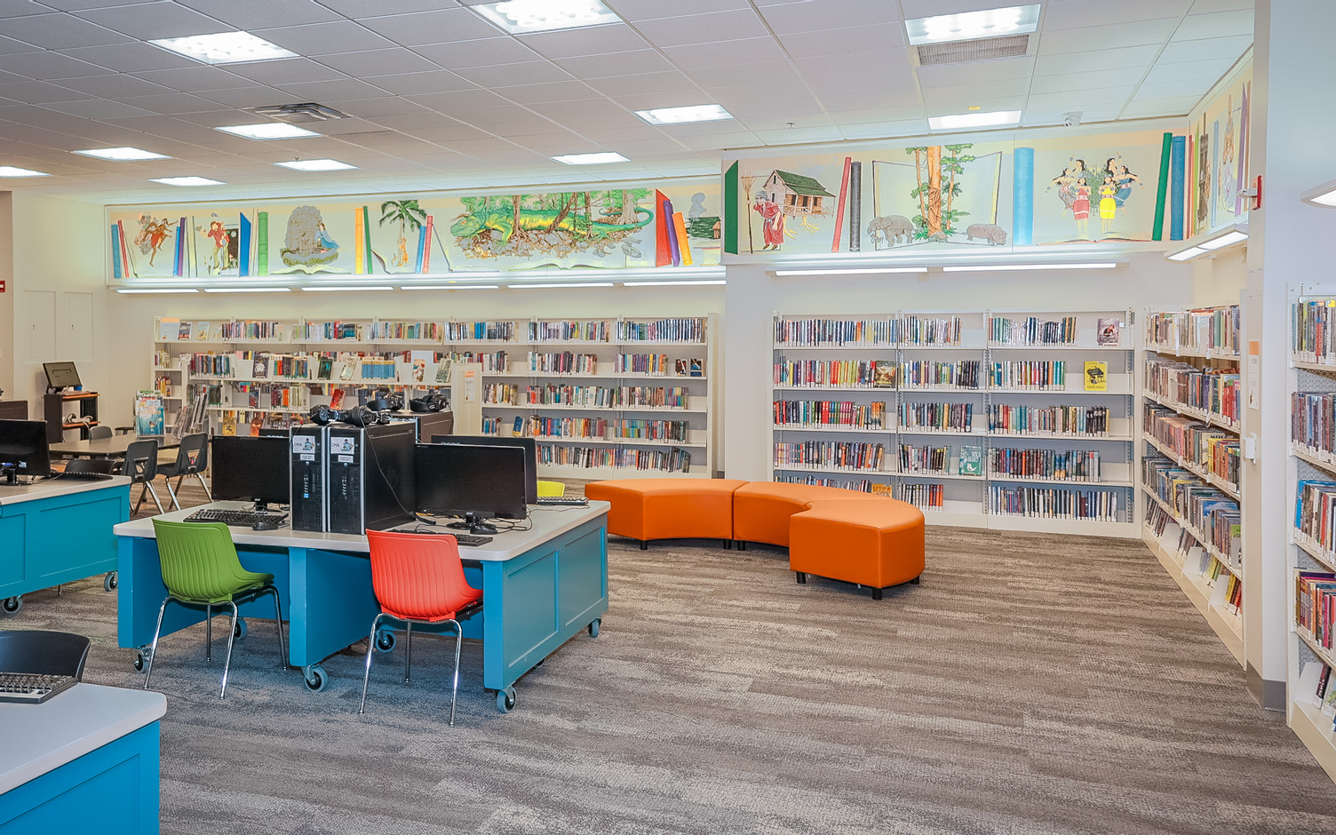 Children's area in Martin Library