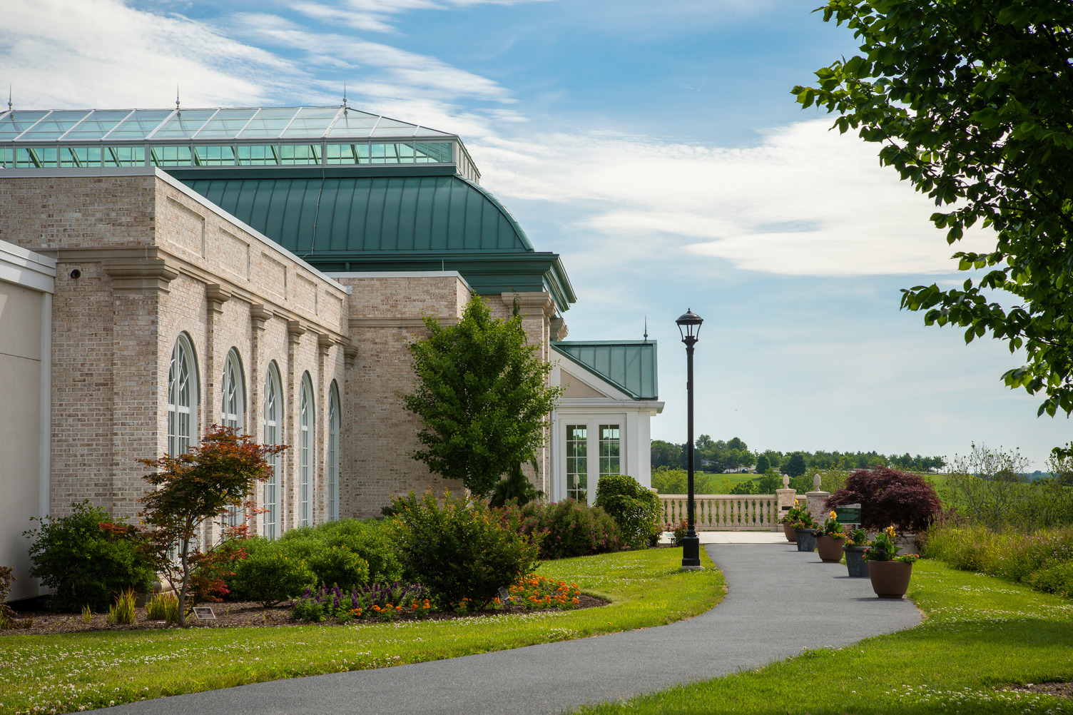 Pathway to the Entrance of the Milton and Catherine Hershey Grand Conservatory
