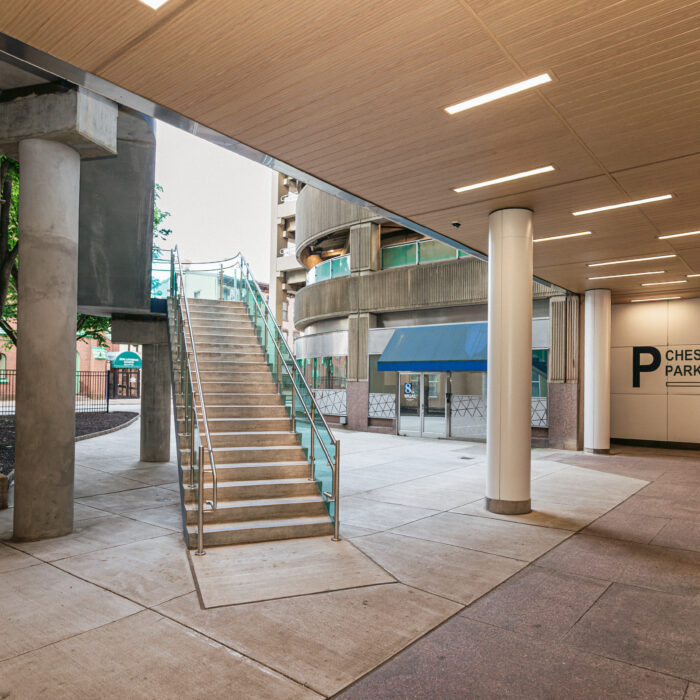 333 Market Street exterior walkway renovation in Harrisburg, PA